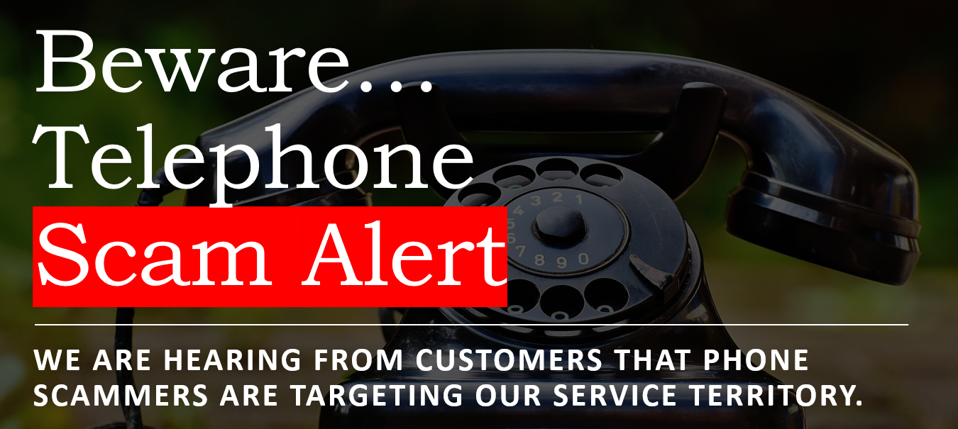 Beware...Telephone Scam Alert